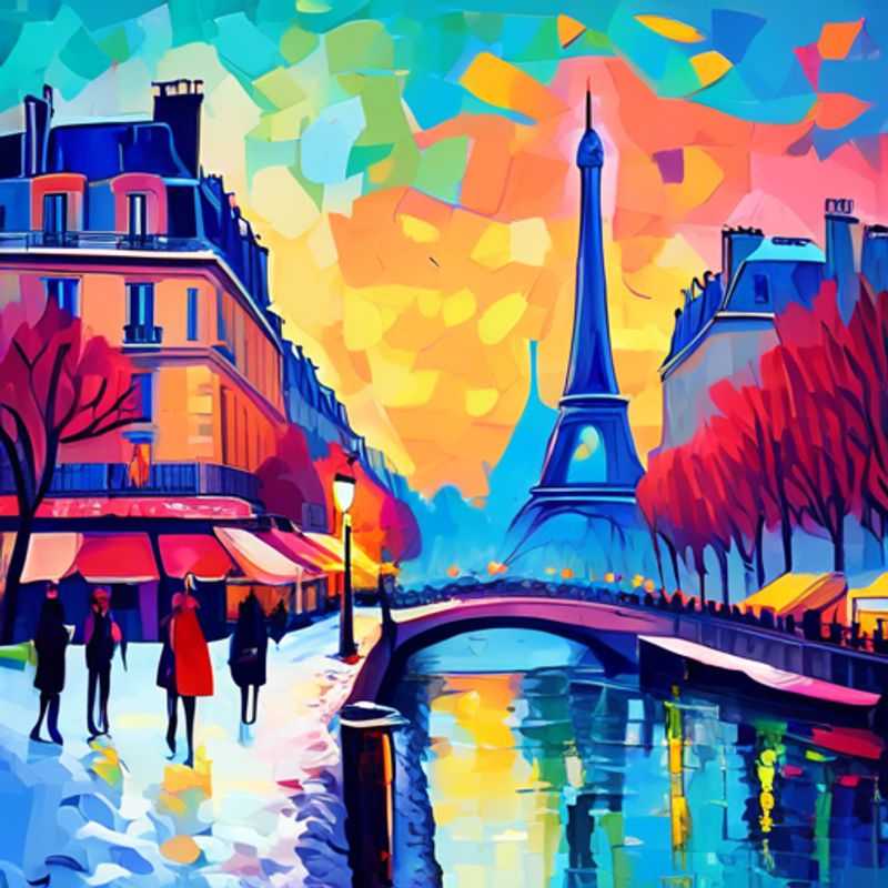 A couple, clad in cozy winter attire, strolls through the enchanting streets of Paris, France, their journey filled with the magic of the festive season and the promise of exciting discoveries.