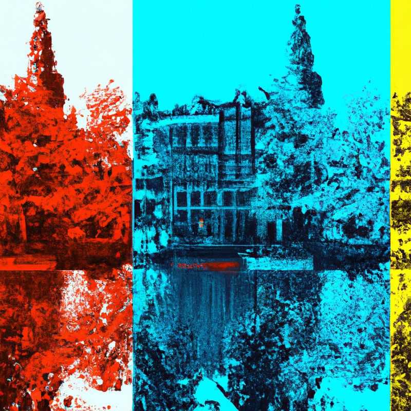 A solo traveler strolls through the picturesque streets of Amsterdam, Netherlands, lined with charming canals and colorful gabled houses, during a tranquil 2&#45;week autumn escape.